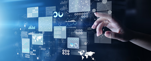 Digital marketing strategy dashboard showing analytics and growth metrics